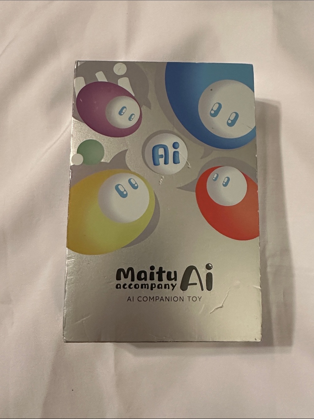 Maitu AI Companion Toy Plush – Yellow, Blue, Red, Purple Accents